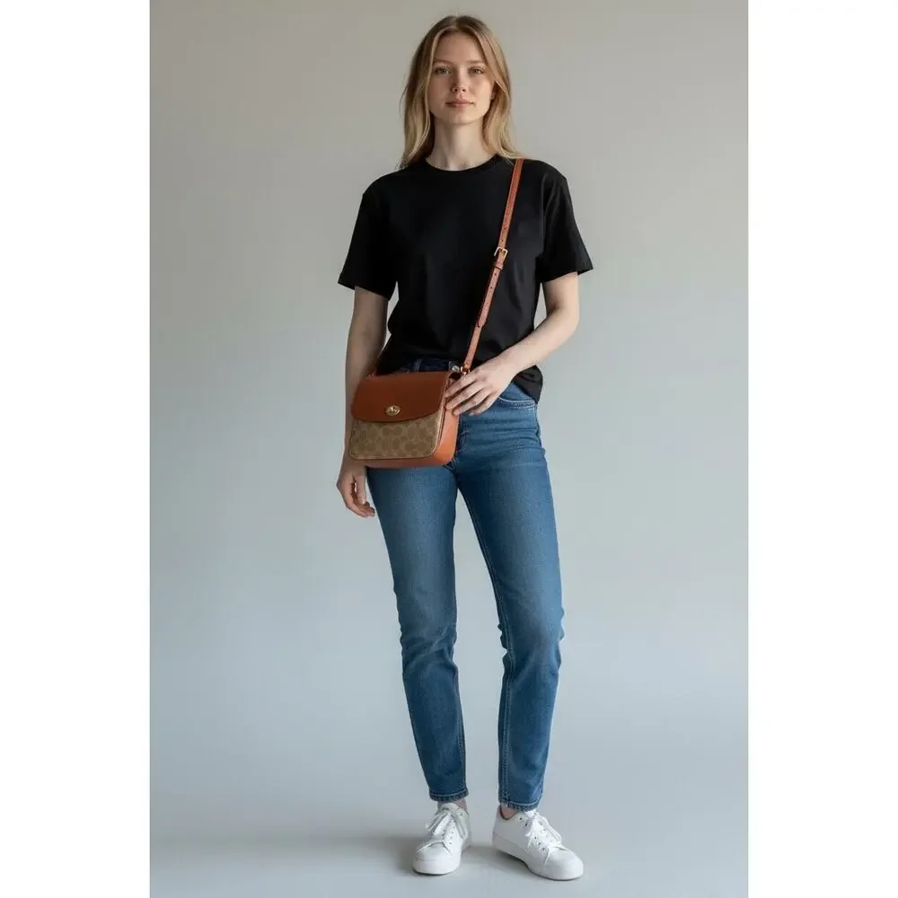 Coach Cassie Crossbody Bag 19 In Signature Canvas